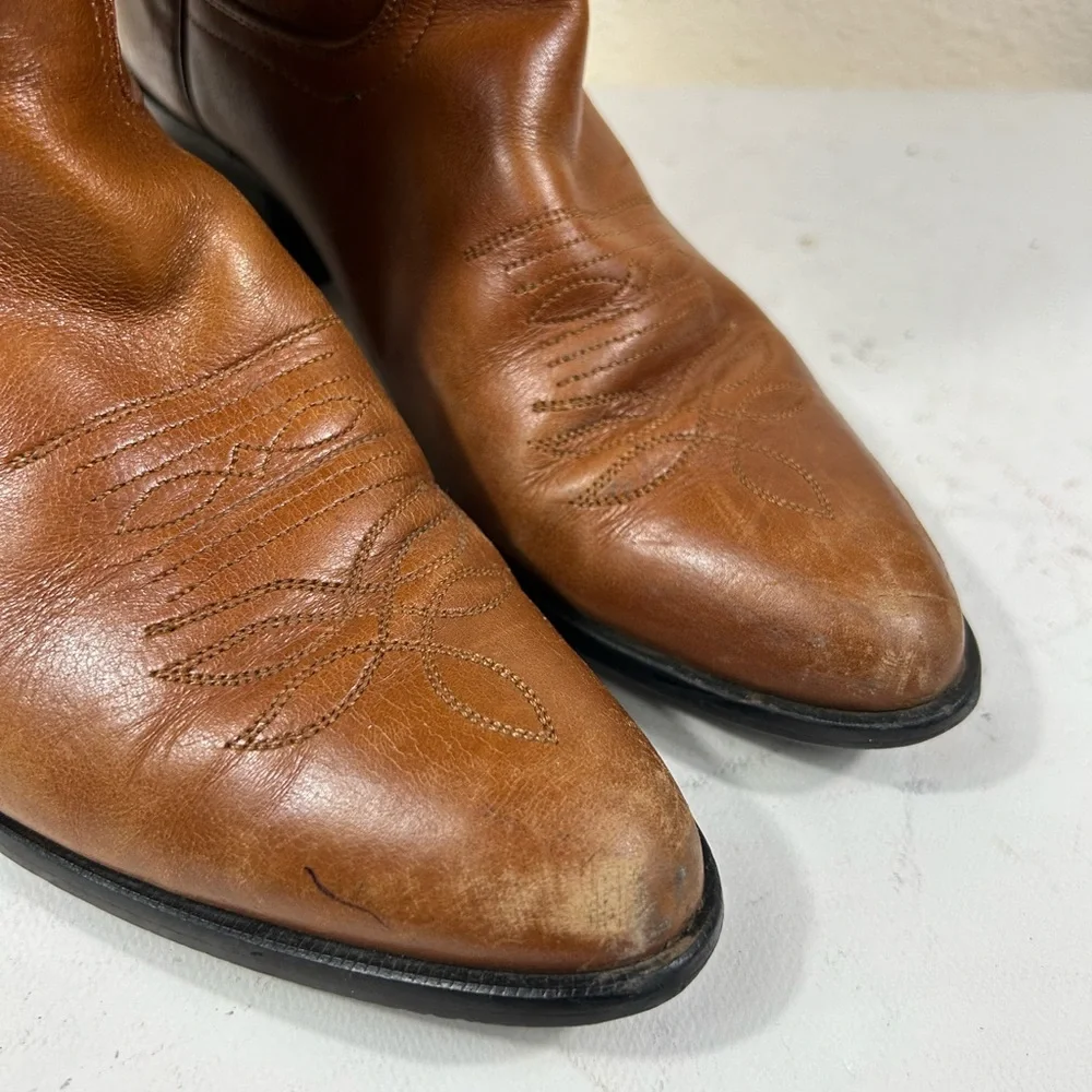 JUSTIN BASICS vintage 90s western boots - Picture 5 of 6